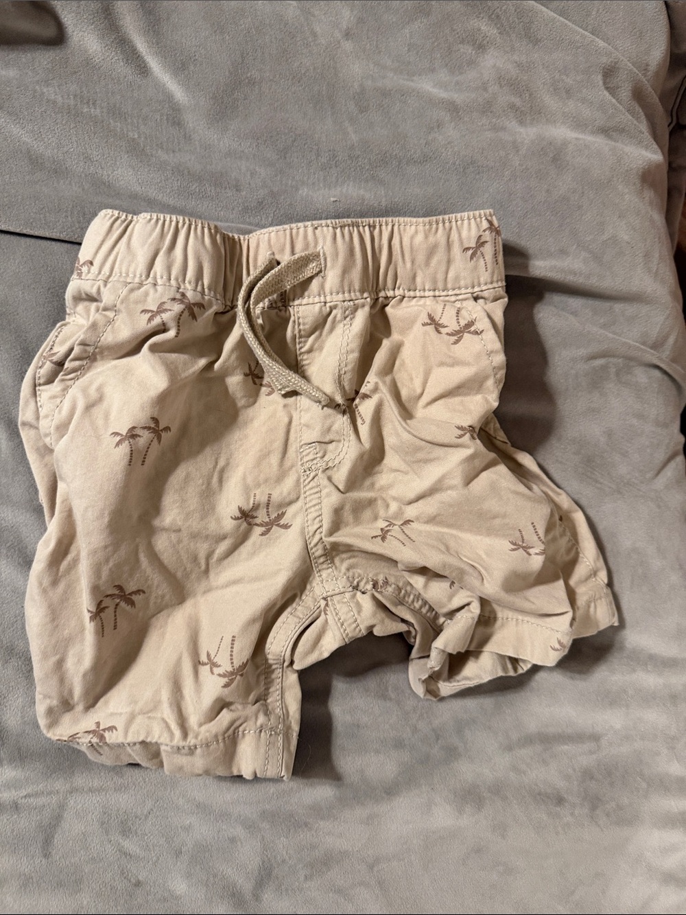 The Children's Place Beige Elastic-Waist Toddler Shorts